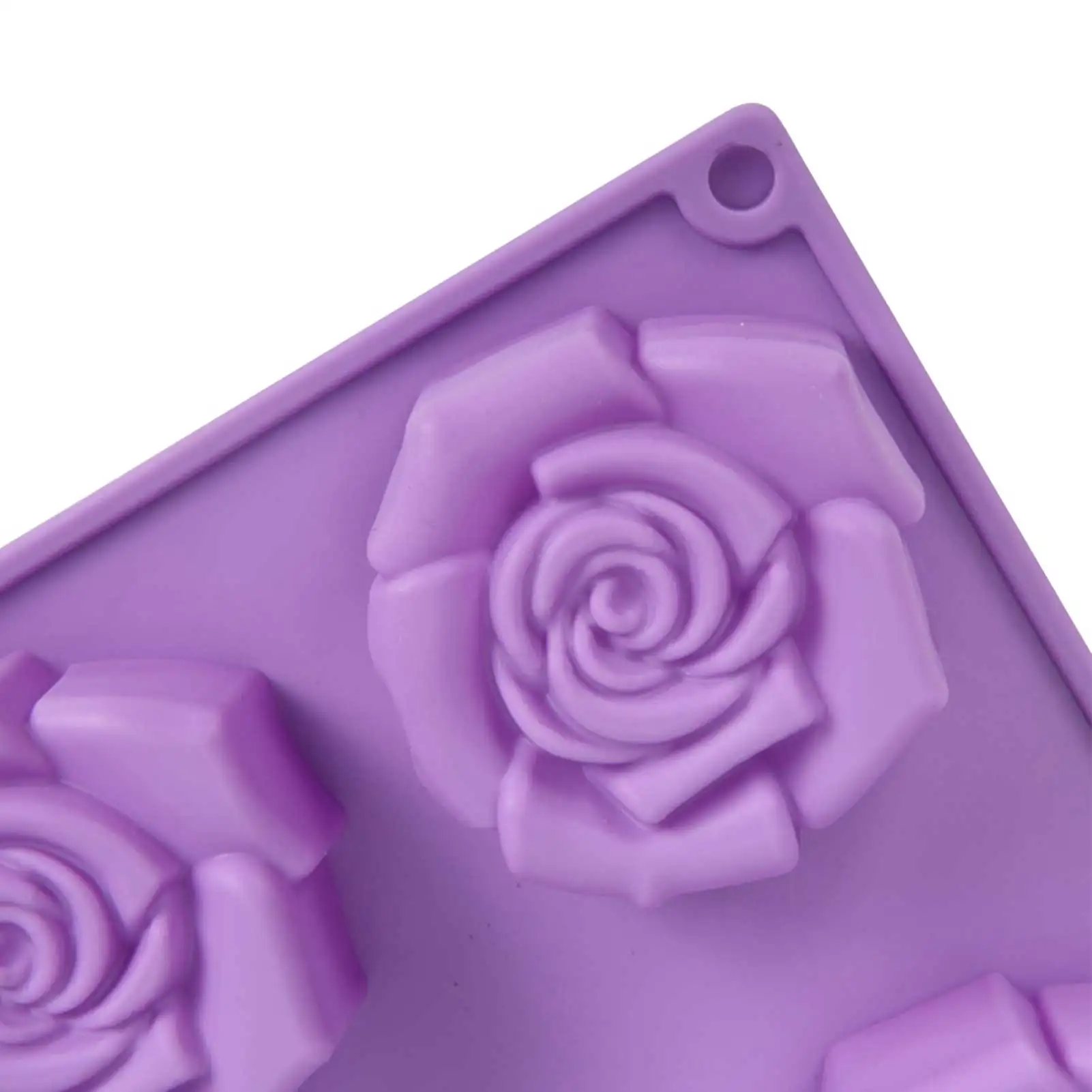

Rose Cake Mold 6-Grid Handmade DIY Flower Baking Tool Chocolate Candy Mold Bakeware Kitchen Gadgets Baking Accessories
