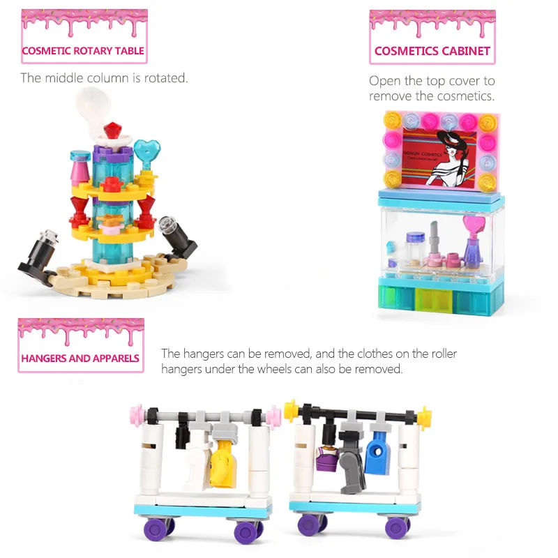 XINGBAO 12010 друг Девушки серии модная одежда набор магазина строительные блоки