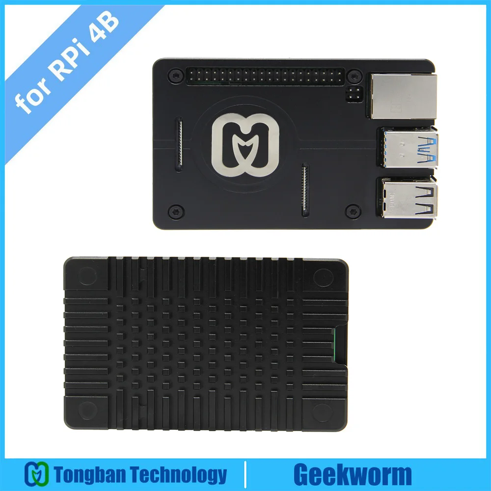 Raspberry Pi 4 пассивный охлаждающий чехол, ультратонкий металлический чехол с ЧПУ из алюминиевого сплава для Raspberry Pi 4 Модель B только(N300