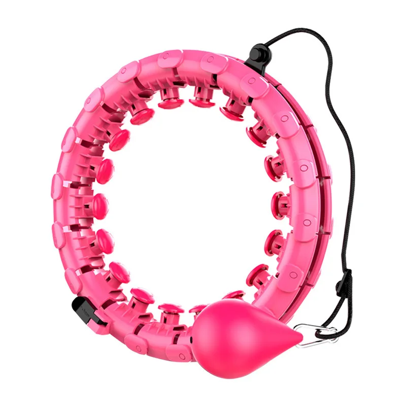 

24 Sections Smart Detachable Finess Hoop Waist Trainer For Slimming Massage Lose Weight Sport at Home Weighted Hoop Smart Ring