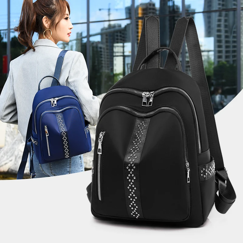 

2021 Fashion Woman Backpack for Teenage Girls Designer Oxford School Bag Lady Waterproof cute backpack