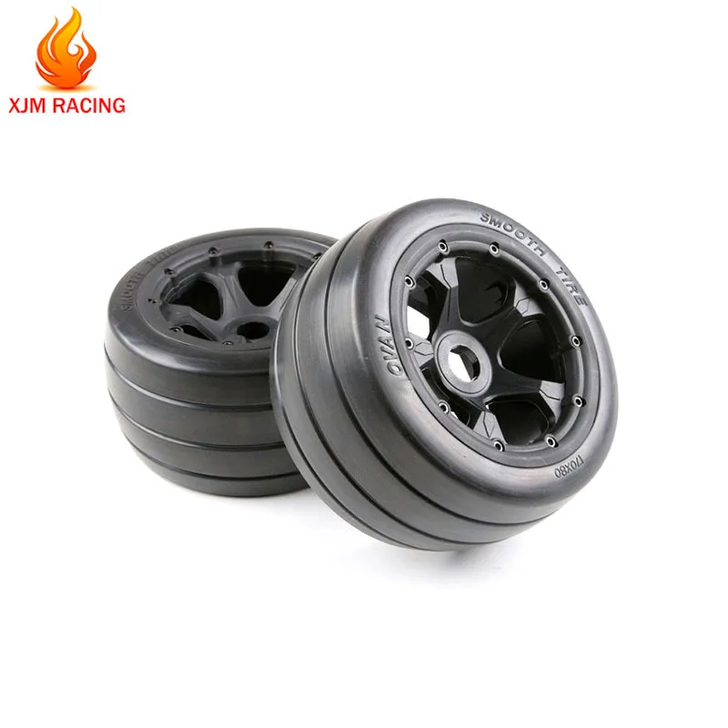 Передние и задние силиконовые шины в сборе для 1/5 HPI Rofun Baha Rovan King Motor Baja 5b Ss