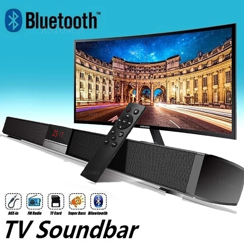Bluetooth Саундбар для домашнего телевизора динамик кинотеатра беспроводной