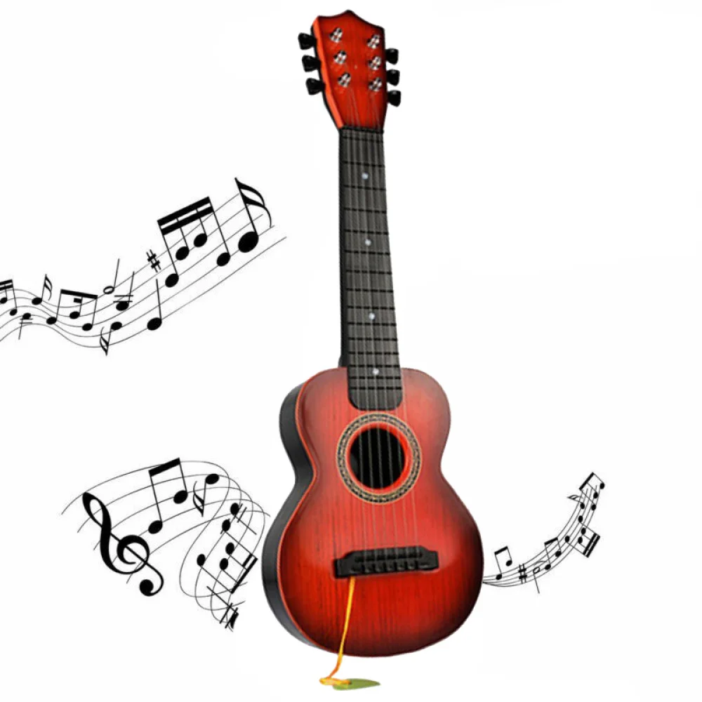 

Creative 6 Strings Children Educational Mini Guitar (Brown)