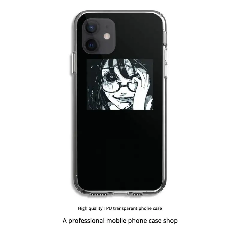 

Sad Anime Vaporwave Aesthetic Phone Case Clear Cover For Iphone 5 6 7 8 11 12 plus XR X XS SE2020 11/12PRO Max Transparent Cases
