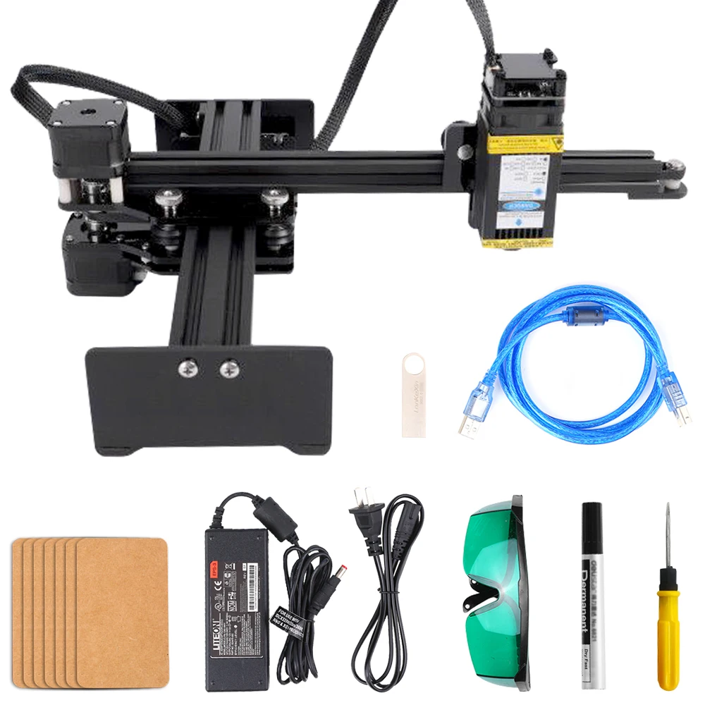 Настольный Однорычажный гравировальный станок лазерный гравер DIY