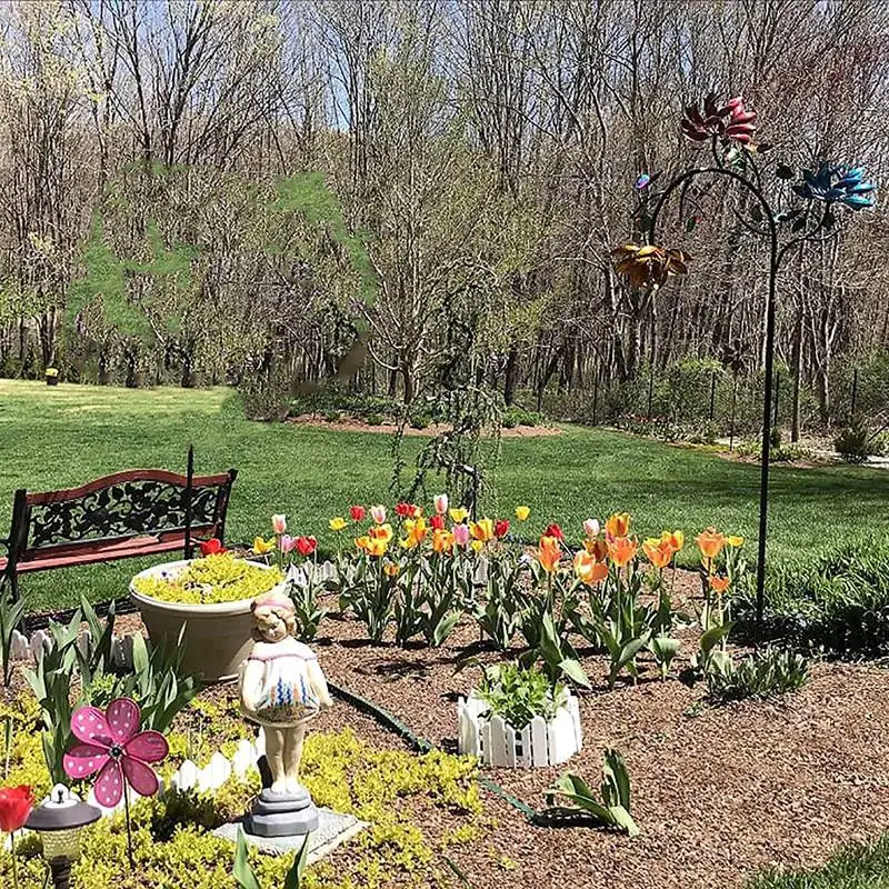 

Wind Wheel Butterfly Windmill Wind Sculpture Wind Wheel Suitable for Outdoor Courtyard Garden Art Decoration