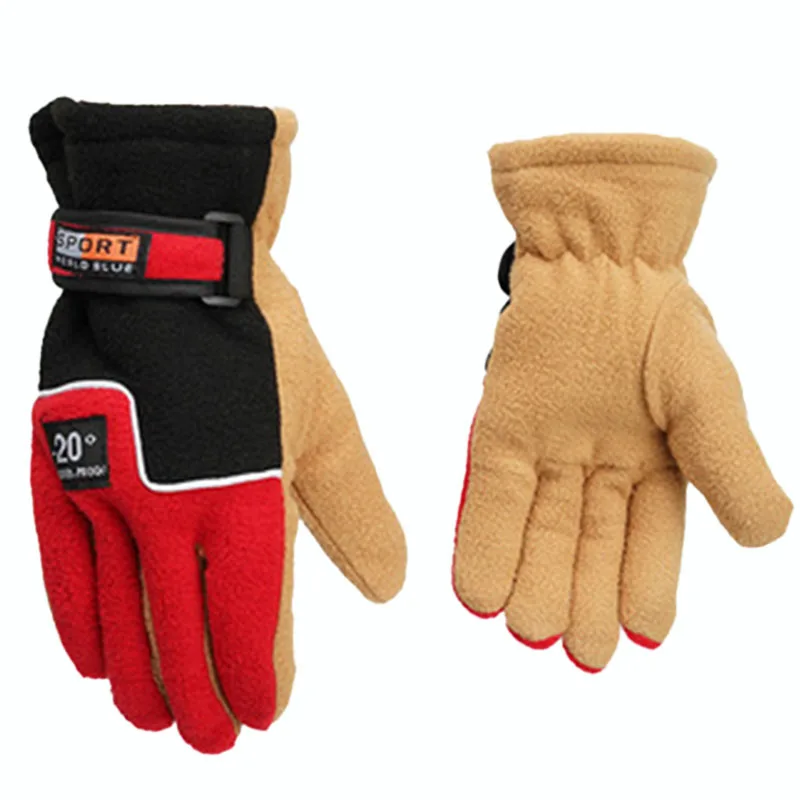 

Winter Warm Fleece Gloves Waterproof Full Finger Touchscreen Cycling Gloves for Outdoor Sports Camping PSEN999