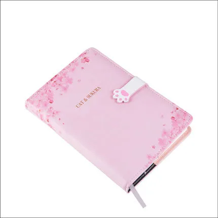 Mao zhua A5 Agenda планировщик расписаний Органайзер креативный Kawaii блокнот с кодовым замком с замком девушка Дневник Блокнот пули журнал - Цвет: Mao zhua