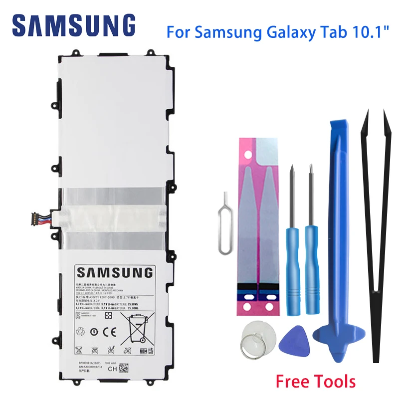 Оригинальный аккумулятор для планшета Samsung Note 10 1 дюйма GT-N8000 N8005 N8010 N8013 N8020 P7500 P7510
