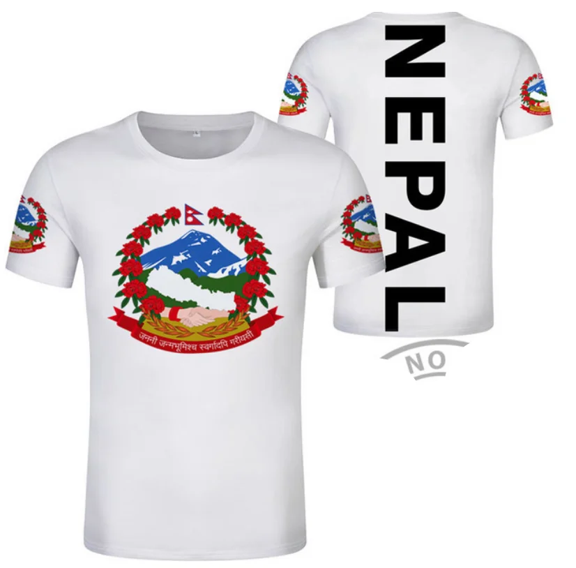 

NEPAL t shirt logo free custom made name number npl t-shirt nation flag np republic nepalese nepali college print photo clothing