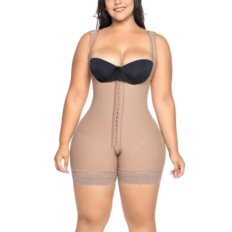 

Korse Adjustable Crotch Open Bust Bodysuit Women's Shapewear Gorset Corsetto Waist Trainer Body Shaper