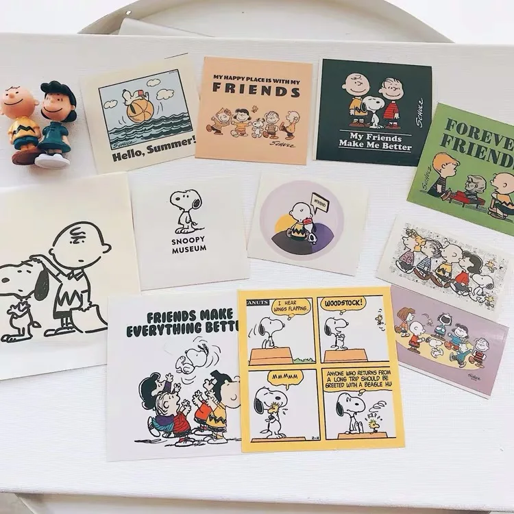 10 шт. Peanuts Rogue Dog Kawaii мультфильм стикер для канцелярских товаров Милая анимация