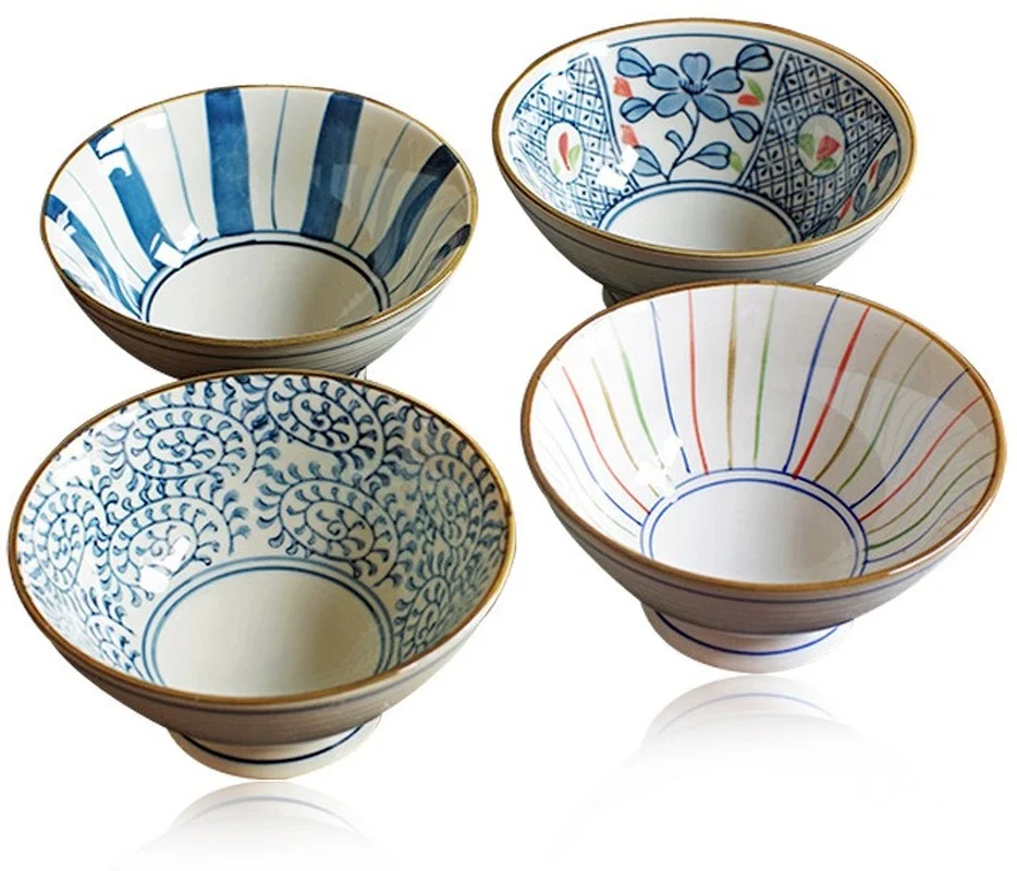 Серия Hefeng японская высокотемпературная неглазурованная миска с высокой ножкой