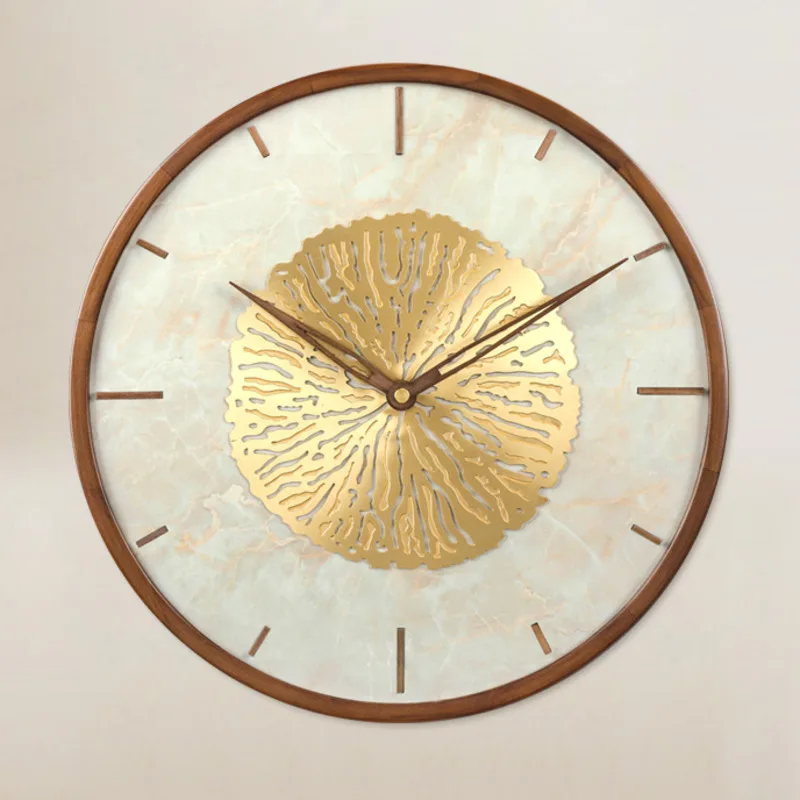 

Gold Luxury Creative Nordic Hanging Clocks Living Room Digital Wall Clock Modern Minimalist Clock Fashion Personality 60zb0965