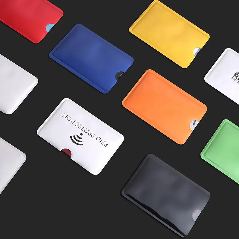 Алюминиевый анти-Считыватель Rfid защита держатель для банковской кредитной карты
