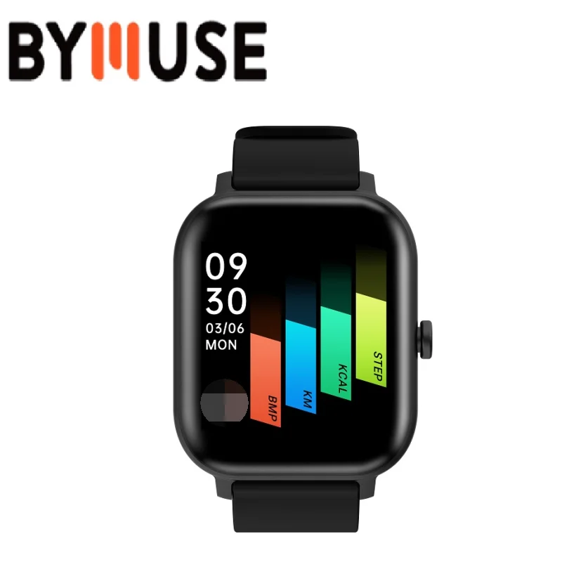 

BYMUSE Bluetooth Смарт-часы для мужчин водонепроницаемый фитнес-трекер монитор сердечного ритма для женщин VS P8/P9 Смарт-часы для Android Ios