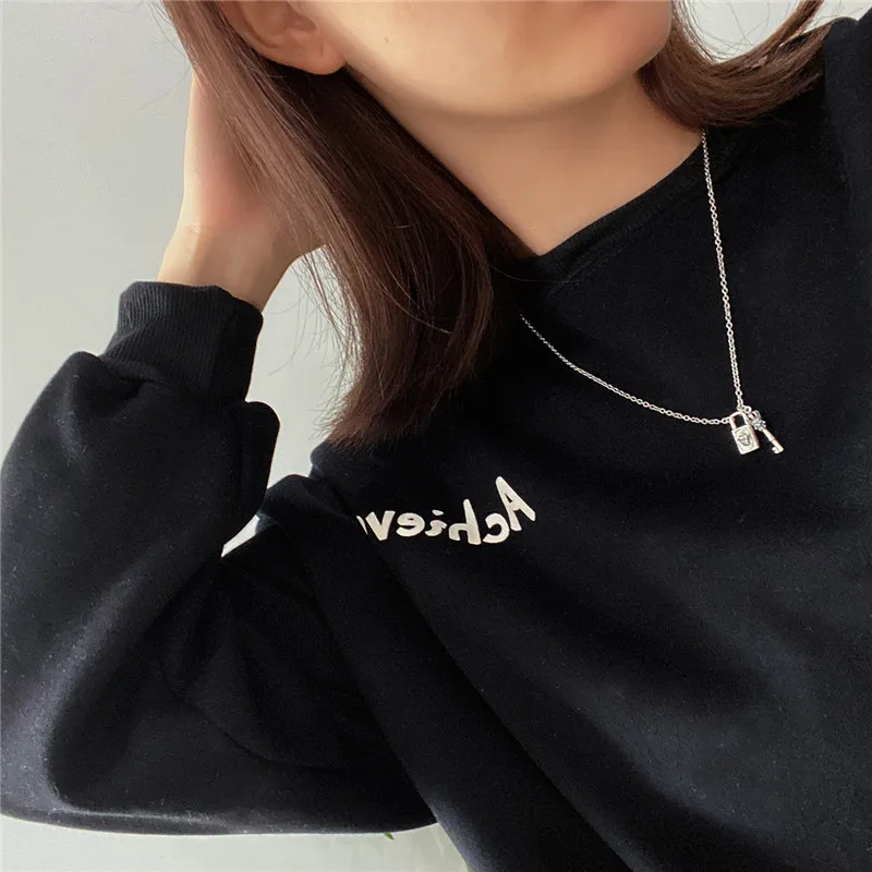 RUIYI реальные 925 пробы серебряные серьги для женщин Мода Корона Lock ожерелье с