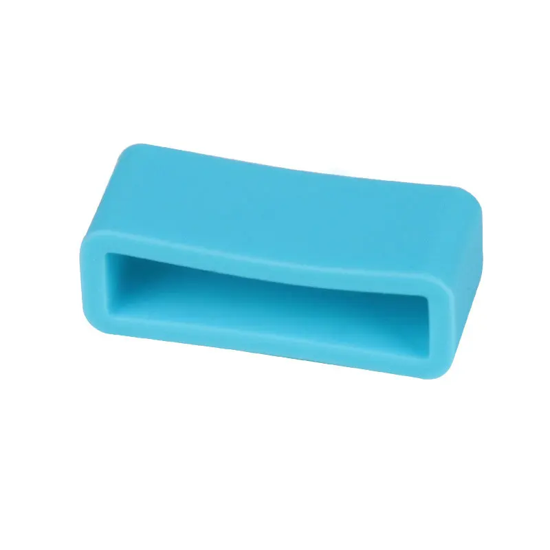 5pcs Watch Accessories Silicone Bezel Ring Watch Loop For Rubber Strap Loop Rubber Band Buckle With Ring withings loop