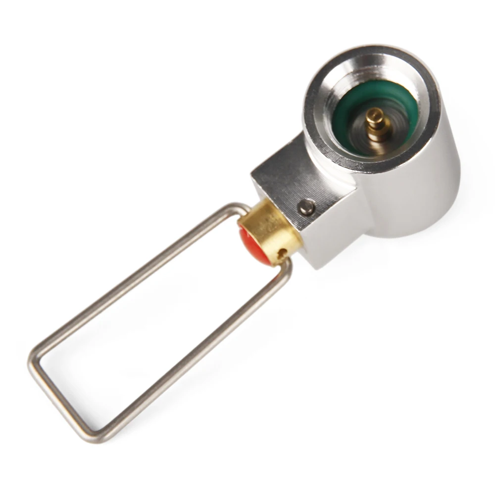 Адаптер для заправки пропановой плитки кемпинга плоский адаптер газа клапан