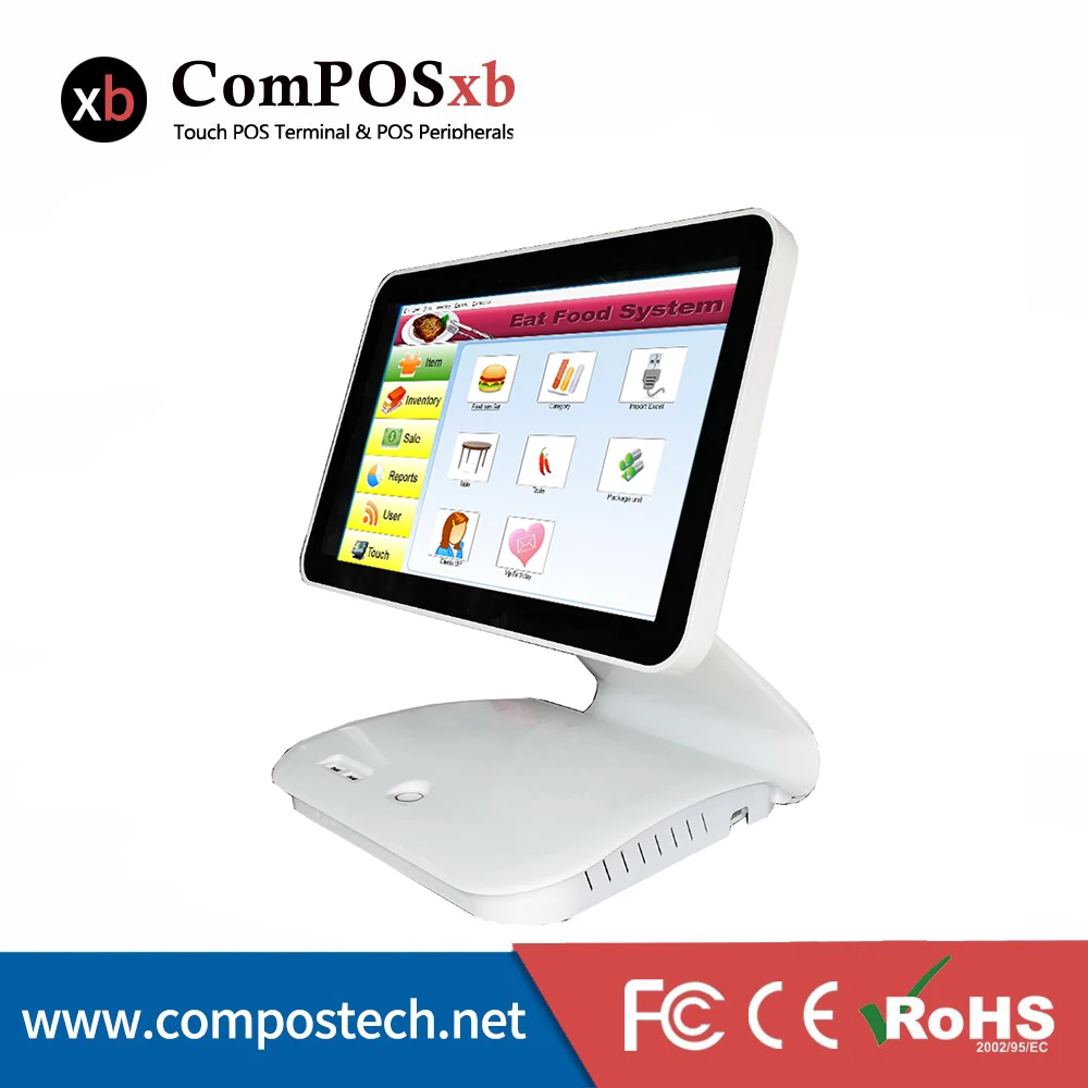 

Compos Point Of Sale Pos System 15.6 Inch Fanless Multi-Touch Cheap All-In-One Pos Terminal