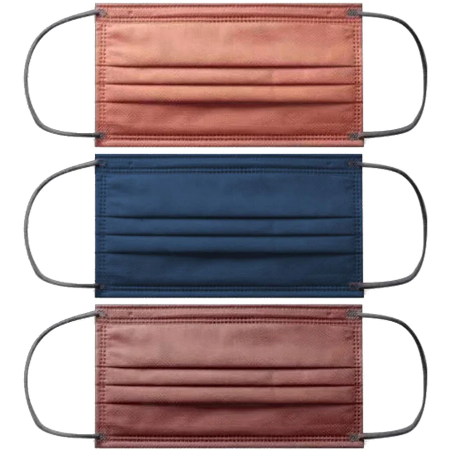 10/50 шт. одноразовые маски для лица с 3-слойным нетканым фильтром | Красота и