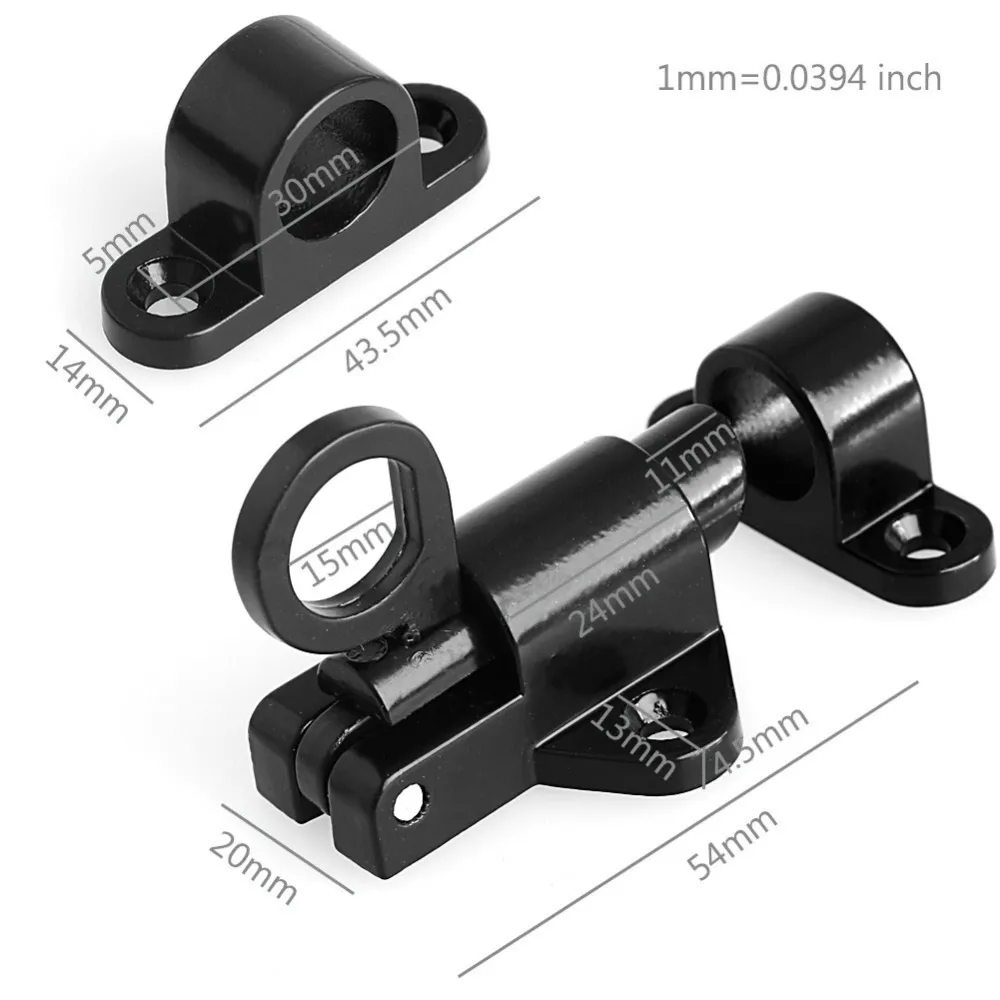 Защелка на окно с винтами защитное кольцо для ворот алюминиевый замок пружиной