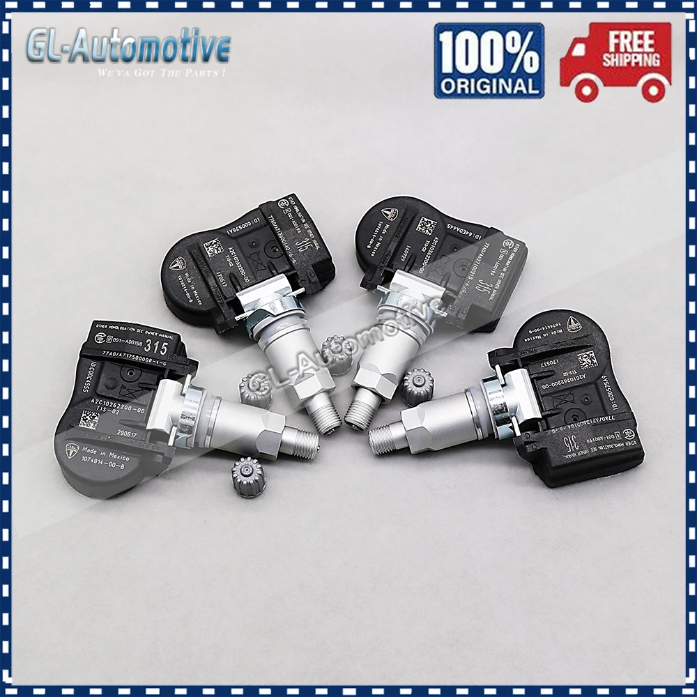 Набор (4) TPMS 1074814-00-B датчик давления в шинах для TESLA 1074814 00 B | Автомобили и мотоциклы