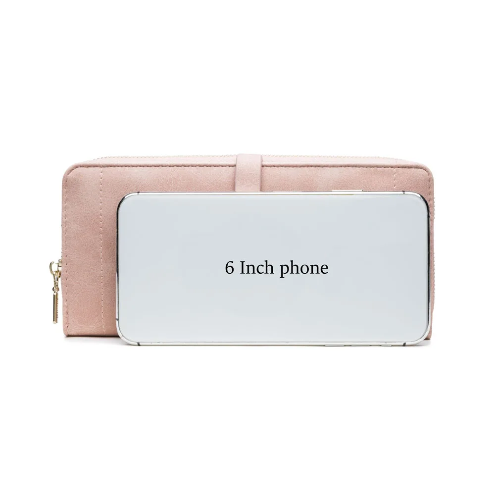 New Big Capacity Women Wallets Pu leather Wallet Female Long Hasp Purse Money Bag Phone Pocket Coin Card Holders Clutch Carteras | Багаж и