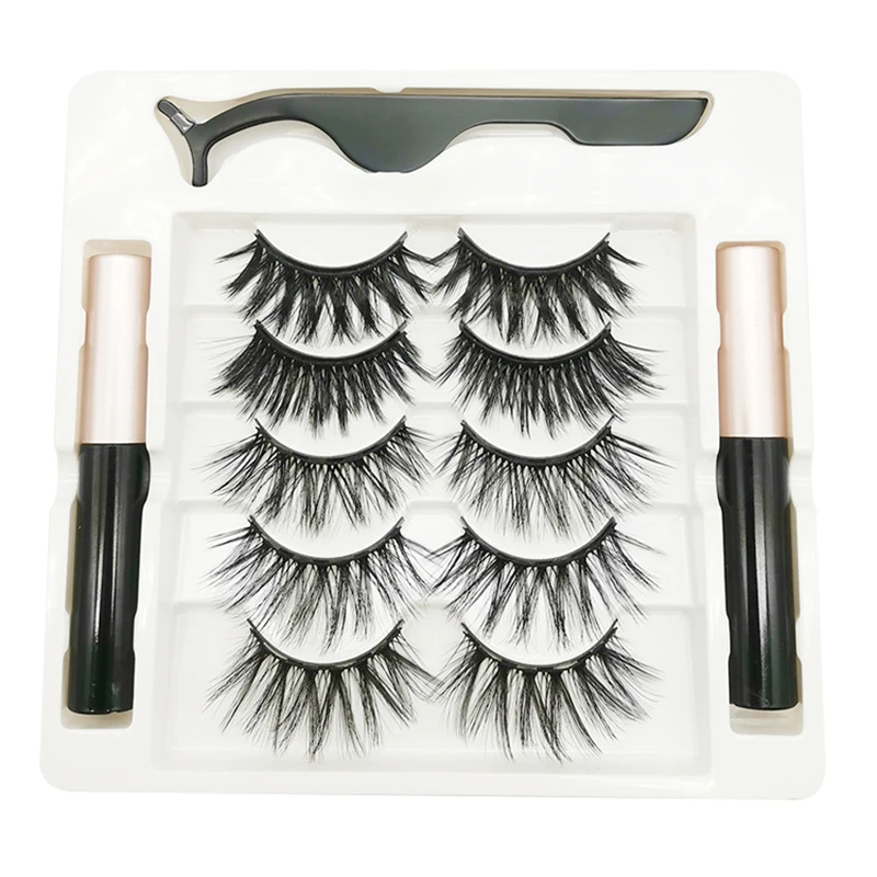 

Wholesale Mink Strip Eyelashes Custom Eyelash Package Real Mink Lash