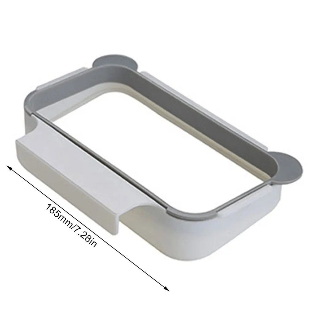 

Solid Hanging Kitchen Cabinet Cupboard Door Back Stand Trash Rack Style Storage Bucket Garbage Bags Hanging