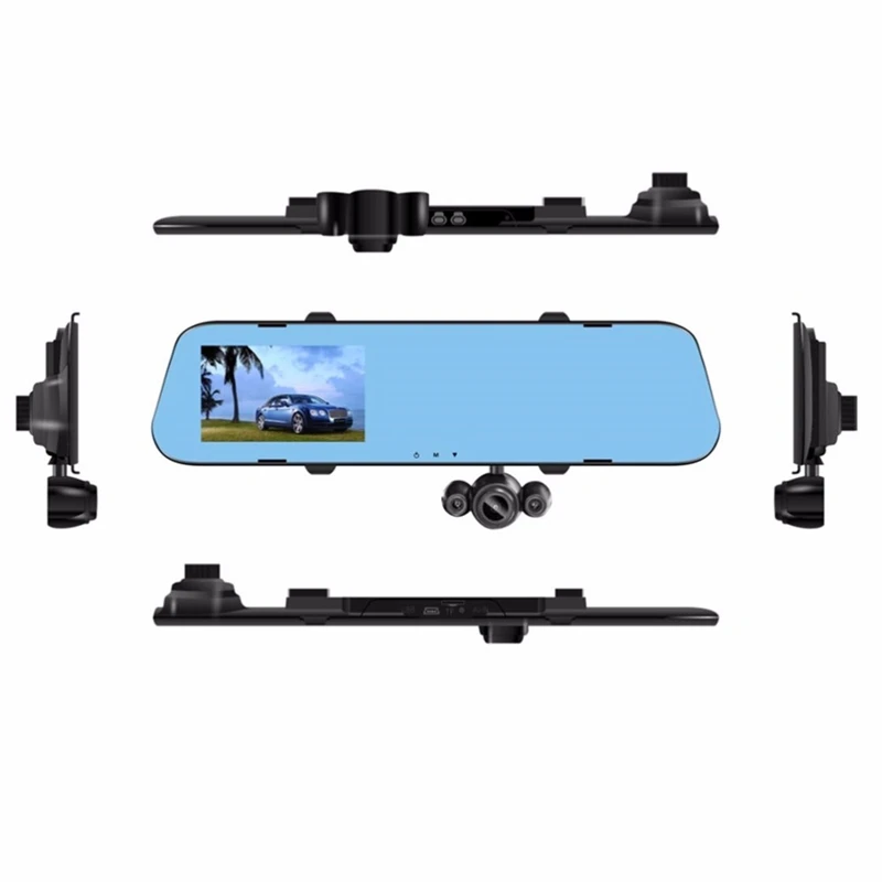 

Vikewe Car DVR 3 Cameras Lens 4.0 Inch Dash Cam Dual Lens With Rearview Camera Video Recorder Auto Registrator DashCamera