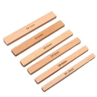 6pcslot beech wood sewing accessories for diy leather zipper installation installer wallet fix diy tool repair