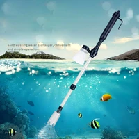 aquarium water filter cleaner change battery electric syphon auto home vacuum fish tank gravel pumping filter washer fish supply