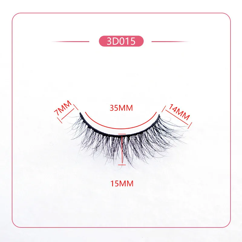 Makeup 3D Mink False Eyelashe Pure Manual Multi-layer Thick Natural Hand Made Eyelashes Extension | Красота и здоровье