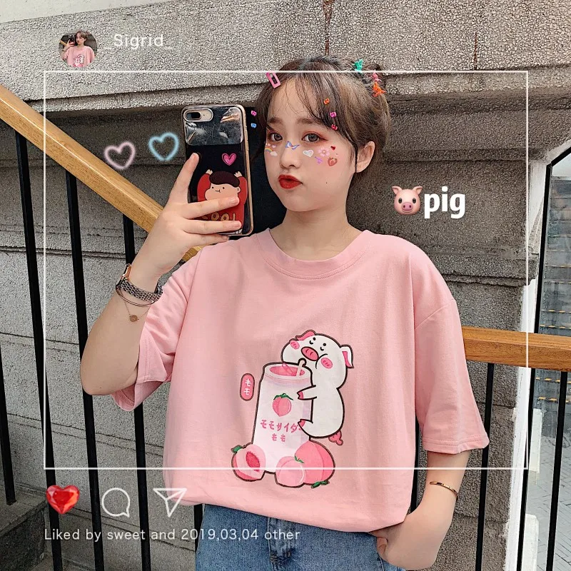 Женская модная повседневная футболка красивые топы модель FP214 весна-лето-осень