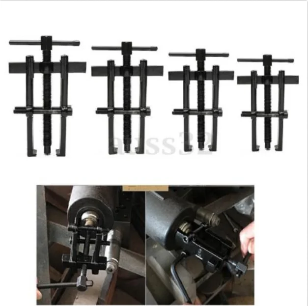 

Two Jaws Gear Puller Armature Bearing Extractor Puller Forging Heavy Duty Automotive Machine Installation Remove Tool Black