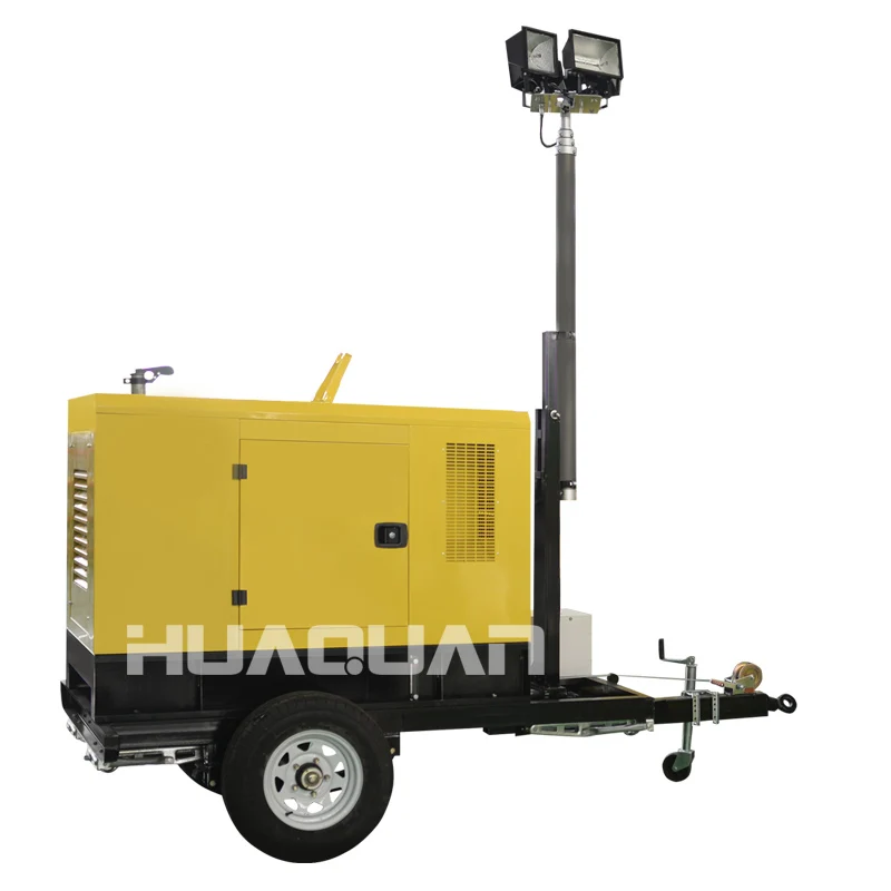 Китайская Звукоизоляционная Мобильная башня дизельного генератора мощностью 15