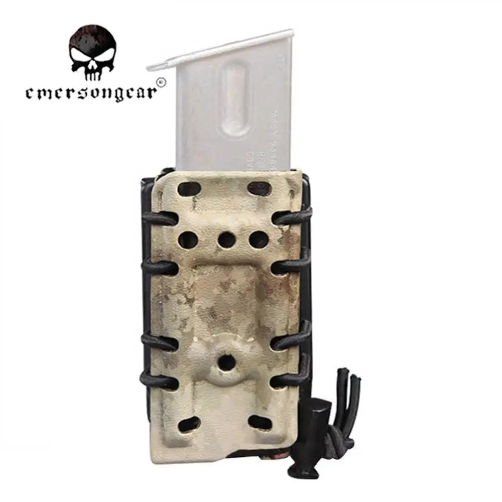 Atacs Emerson g-код стиль 9 мм Тактический Подсумок кобура Быстрый mag пистолет военный Быстрый Mag кобура Быстрый модуль EM6406 - Цвет: Atacs