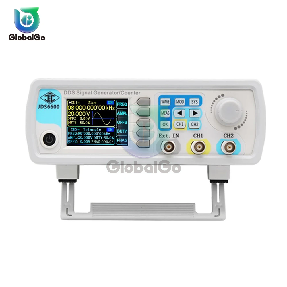 JDS6600-15M 15MHz DDS Function Signal Generator Digital Control Dual-channel Frequency Meter Arbitrary Waveform | Инструменты