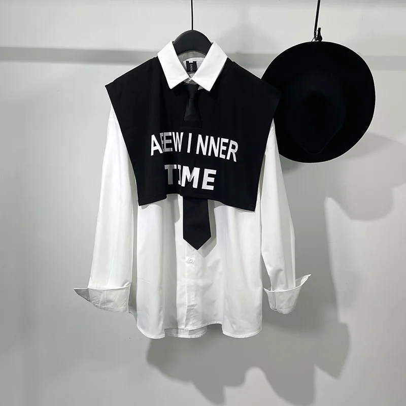 

Мужская рубашка с длинным рукавом seak, черная Повседневная футболка в готическом стиле, топ в стиле хип-хоп, уличная одежда большого размера ...