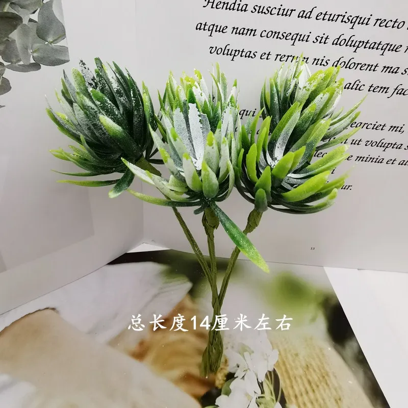 15 Пластиковый букет из искусственных цветов для скрапбукинга 23 стиля искусственные растения для дома Рождественские Свадебные украшения - Цвет: 15