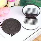 Портативное мини-зеркало в форме шоколадного печенья для девочек