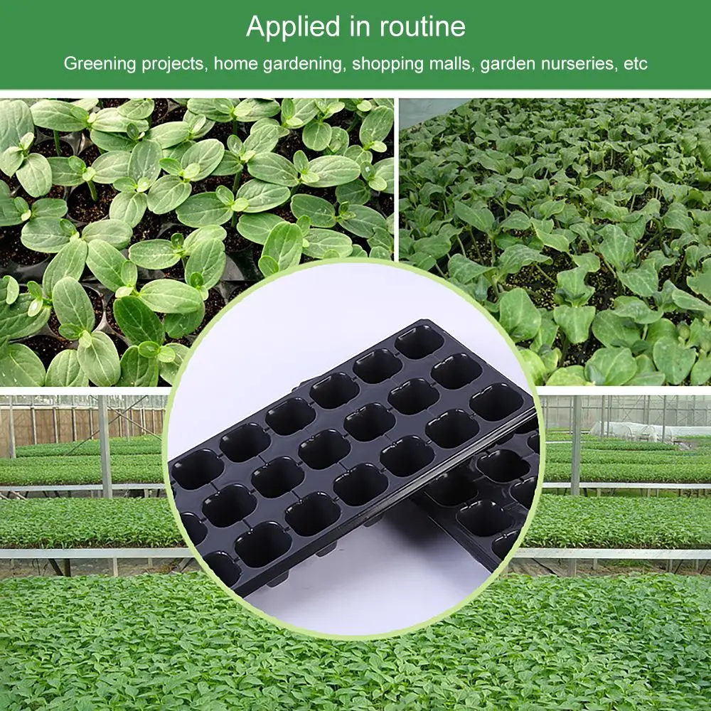 Новый креативный утолщенный плотный поднос для рассады с 21 отверстием