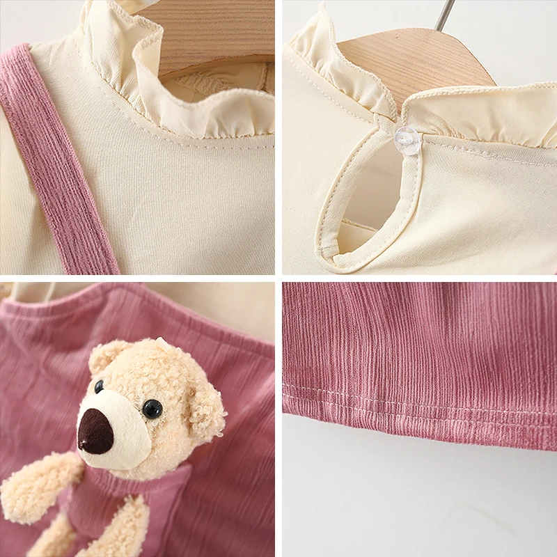 

Melario New Fall Newborn Baby Girl Dress Clothes Toddler Girls Princess Bear Birthday Dresses Infant Baby Clothing Xmas Vestidos