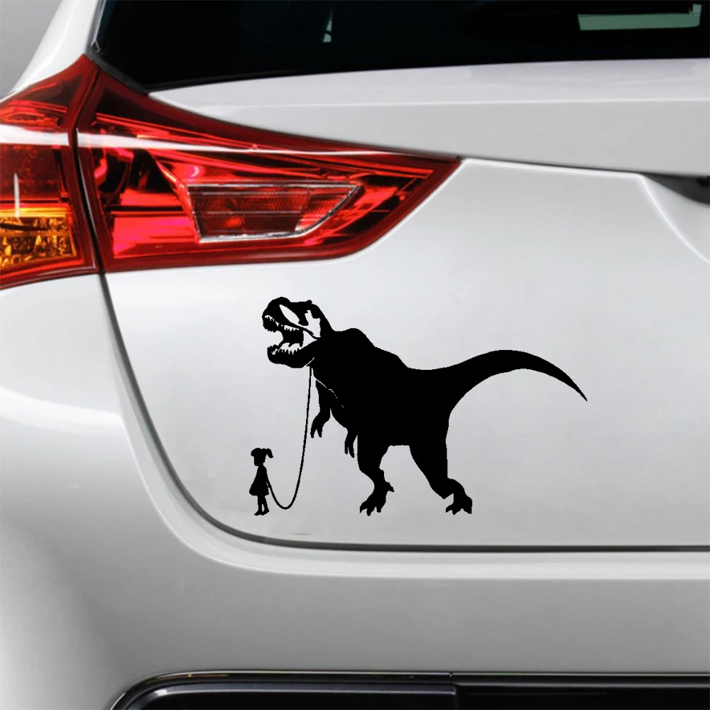 

Забавный динозавр, автомобильная наклейка s, Забавный виниловый автомобильный стикер, наклейки, Декор