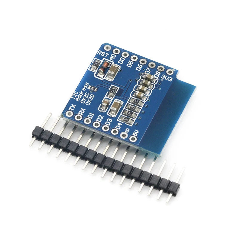 0 66 дюймовый oled дисплей модуль для WEMOS D1 MINI ESP32 Arduino AVR STM32 64x48 &quotЖК экран IIC I2C OLED|shield| |