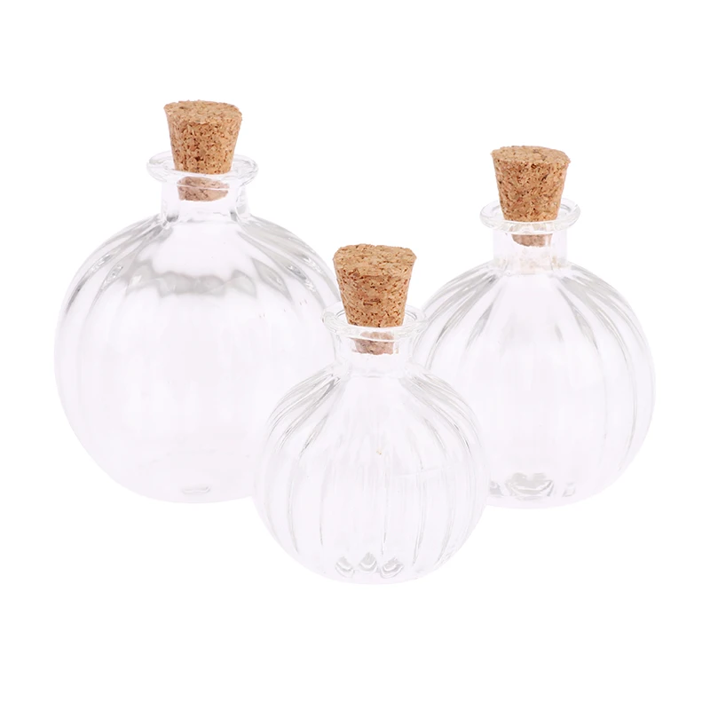 1 шт. миниатюрная стеклянная бутылка в масштабе 1:12 для кукольного домика крышка