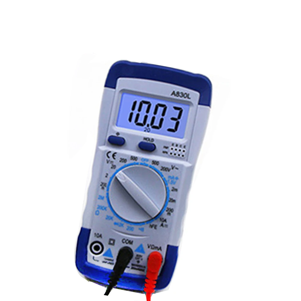 Цифровой мультиметр с ЖК дисплеем вольтметр амперметр постоянного и переменного