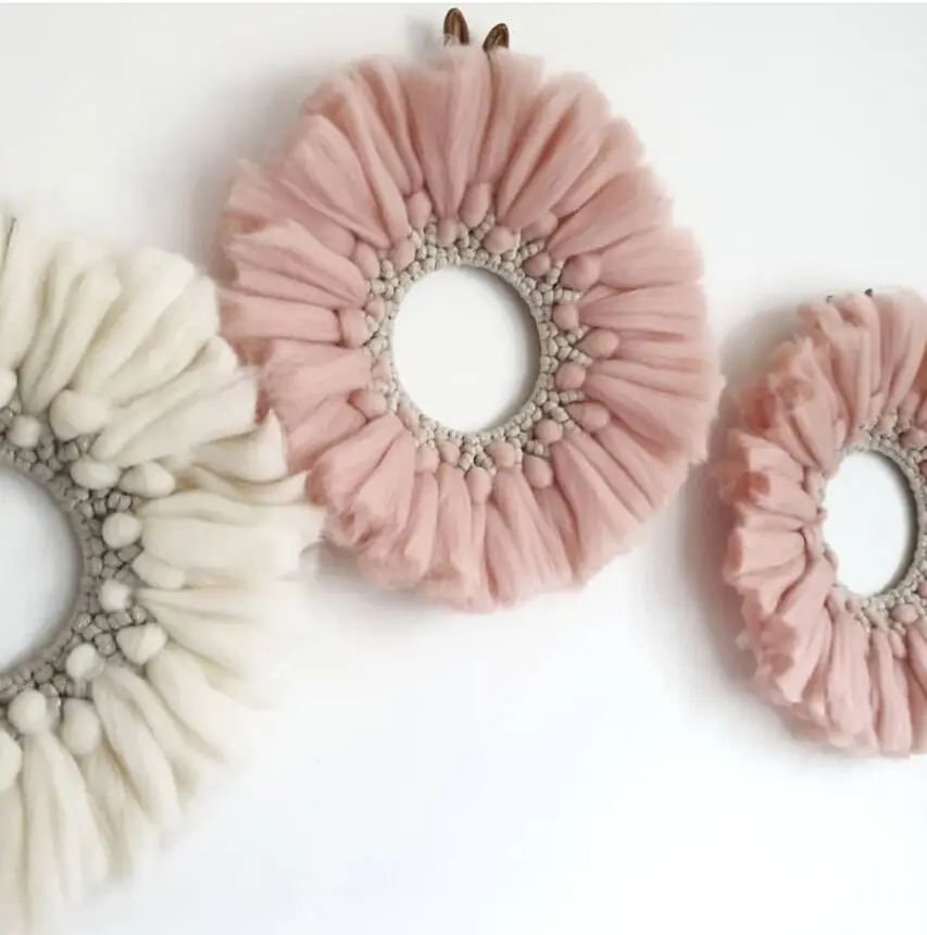 Ручная работа в стиле бохо декоративный гобелен прикроватное украшение на стену